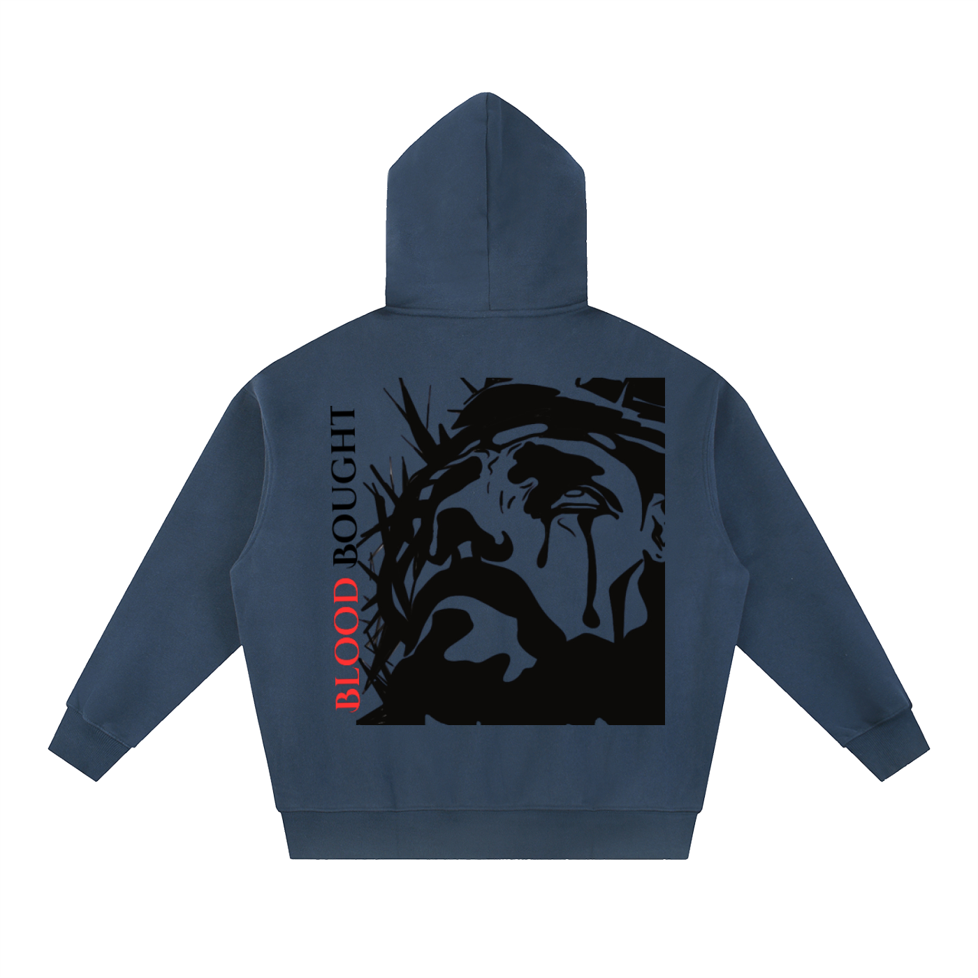 Blood Bought Oversized Fleece Boxy ZIP-UP