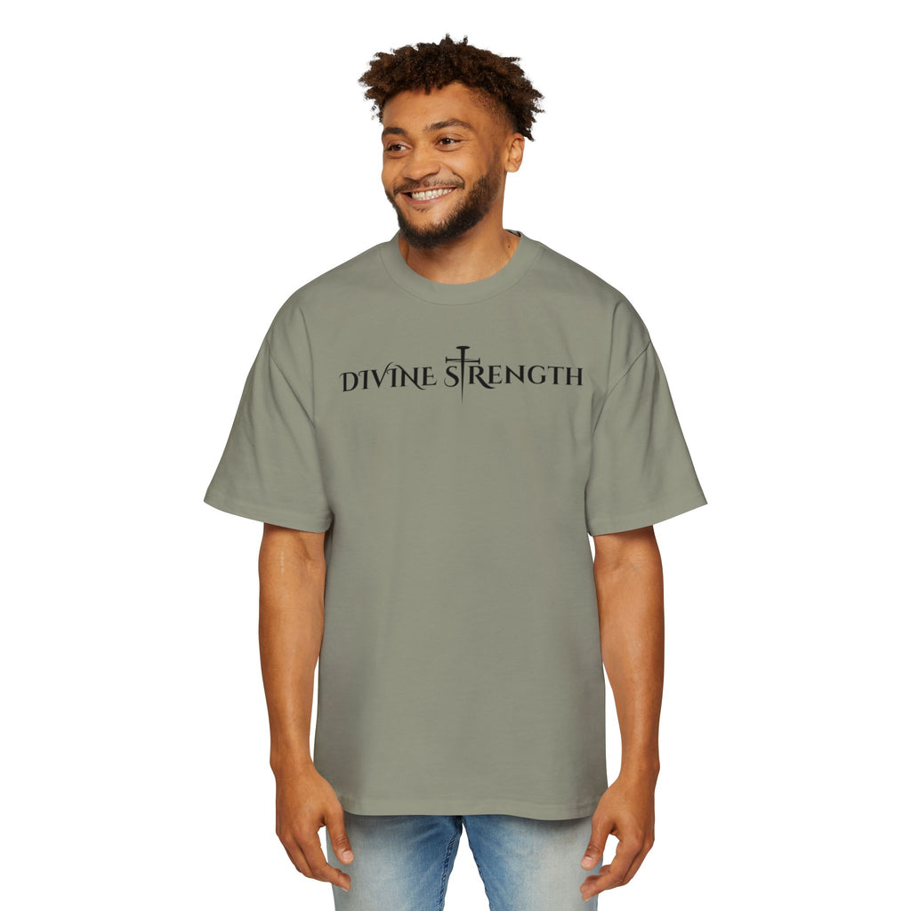 Heavy Oversized Tee - 'JESUS PAID'