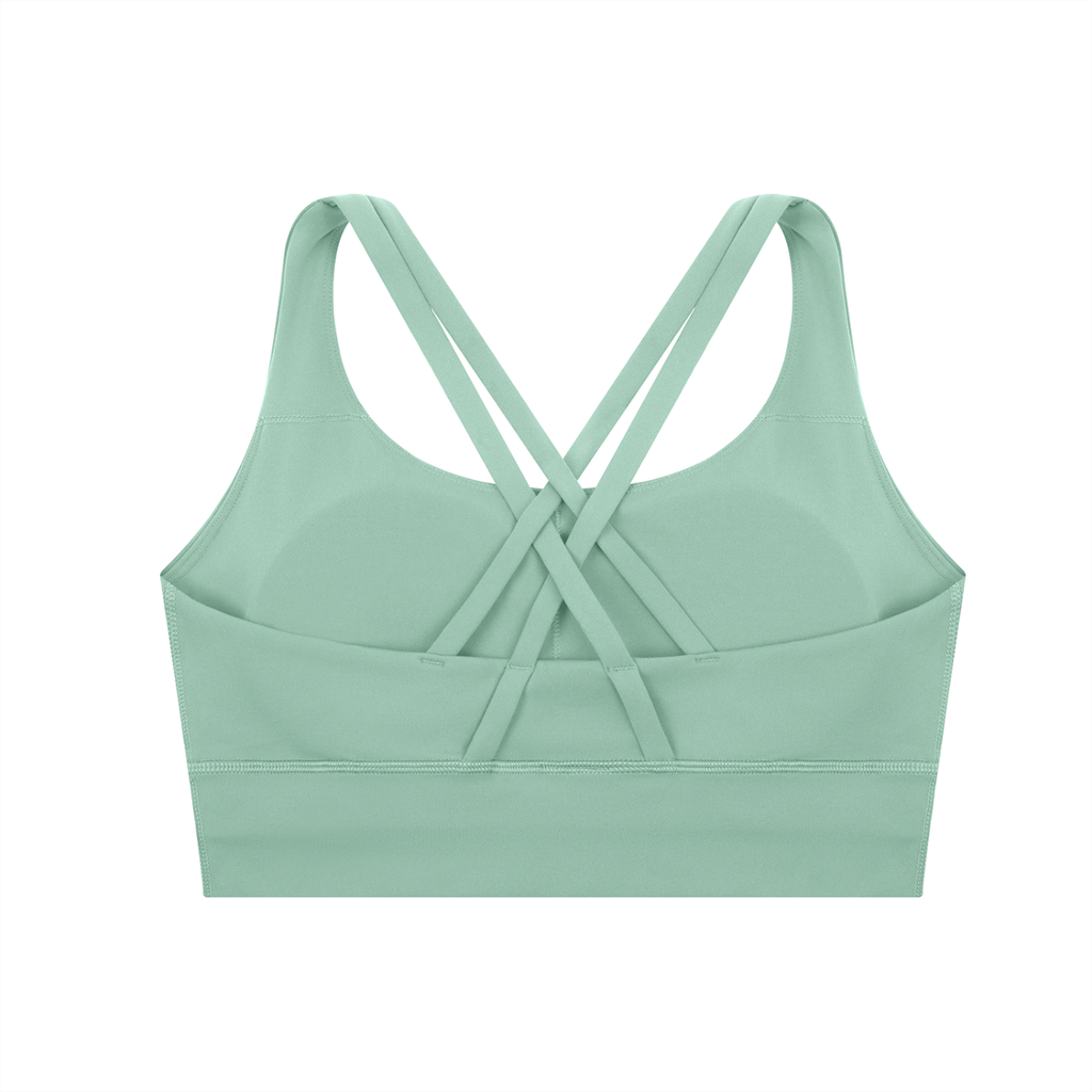 Emblem Strappy Criss-Cross Sports Bra