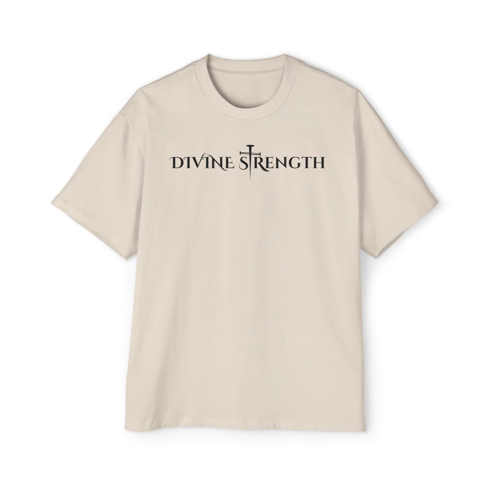 Heavy Oversized Tee - 'JESUS PAID'