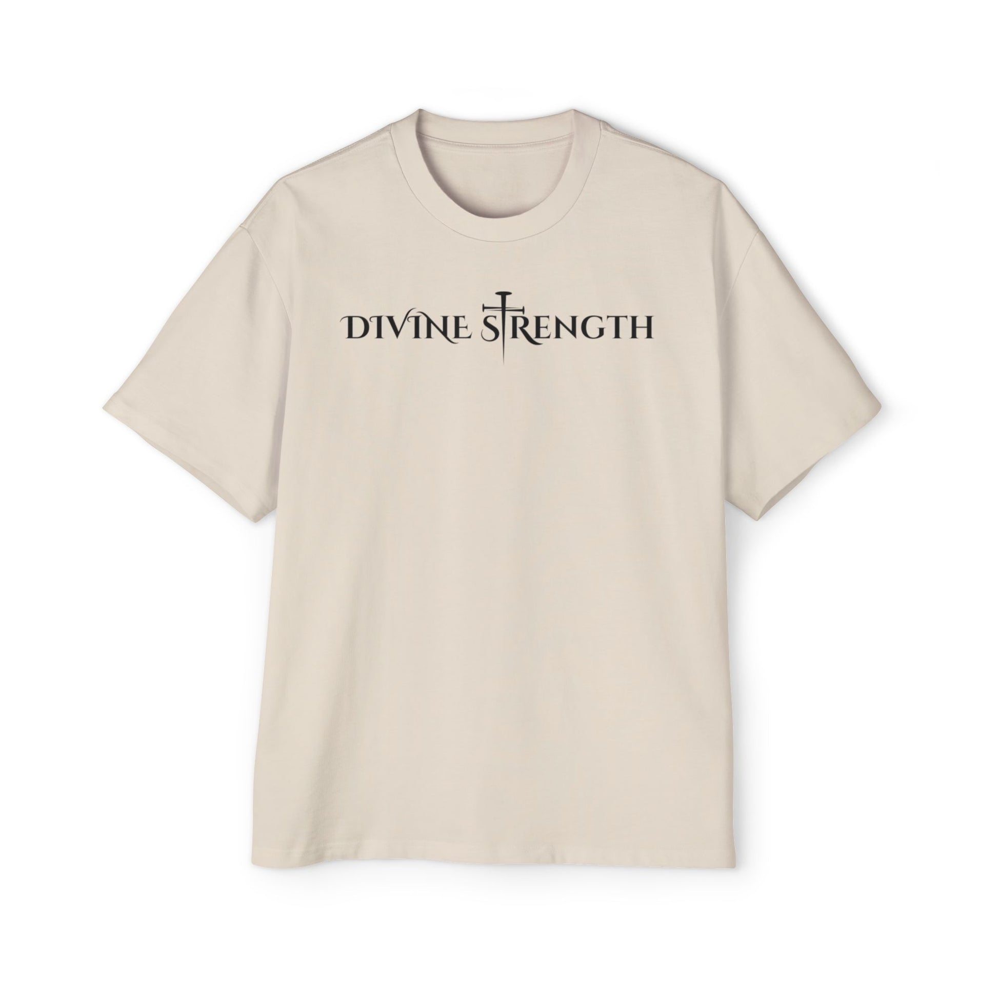 Heavy Oversized Tee - 'JESUS PAID'