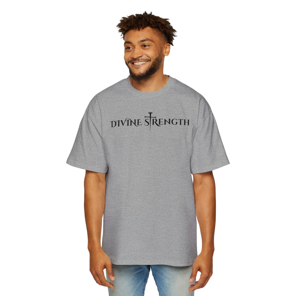 Heavy Oversized Tee - 'JESUS PAID'