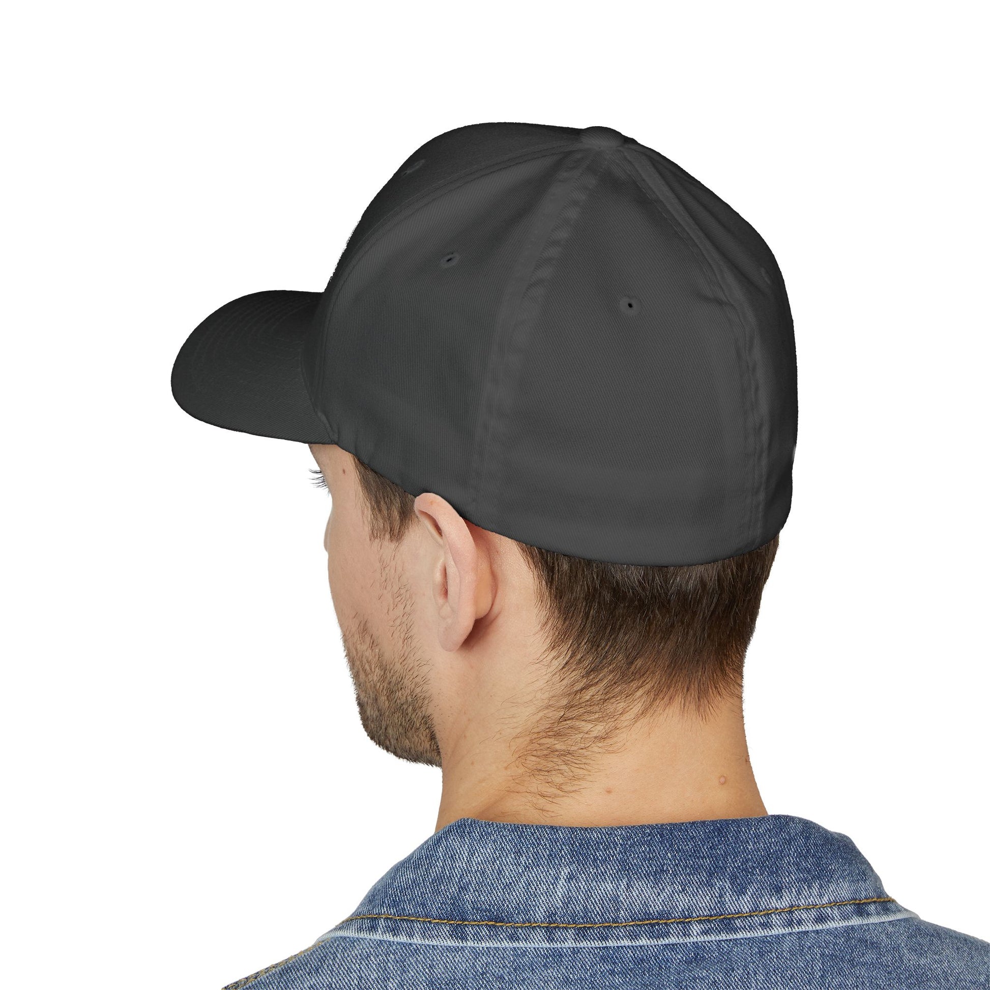 Decretive Font Divine Strength Cap- White Stitch