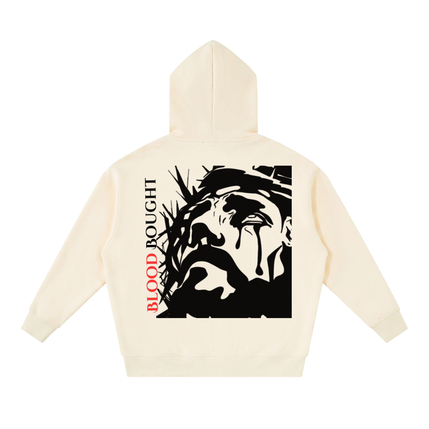 Blood Bought Oversized Fleece Boxy ZIP-UP