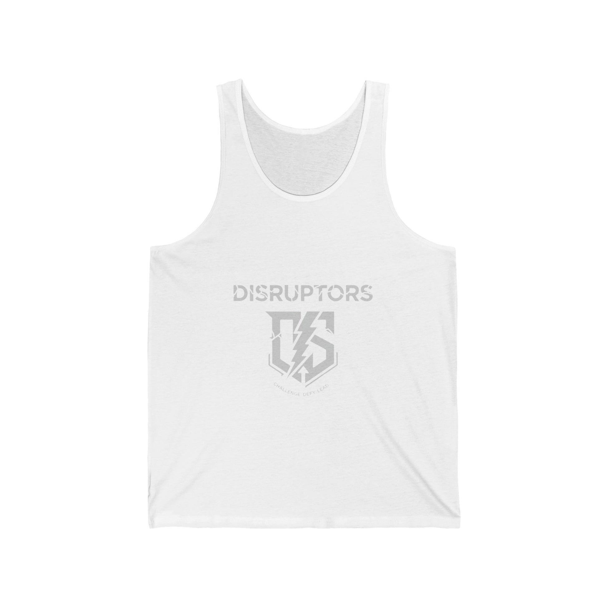Unisex Jersey Tank Top - Stylish Disruptors Design for Casual Vibes, Great for Summer, Sports, and Everyday Wear, Ideal Gift