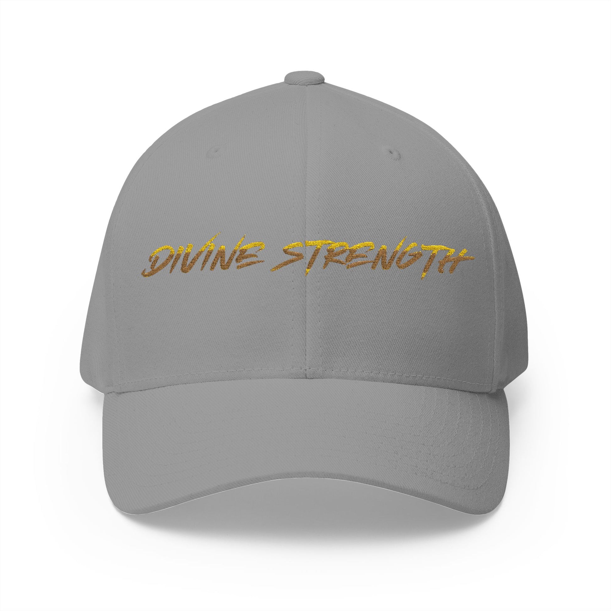 Decretive Font Divine Strength Cap- Black Stitch