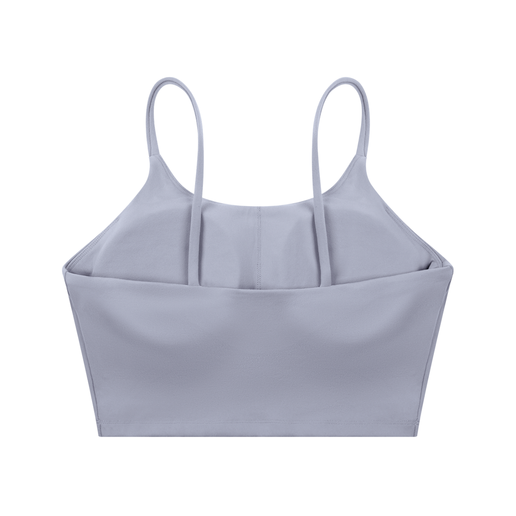Chrome Logo Spaghetti Strap Yoga Sports Bra
