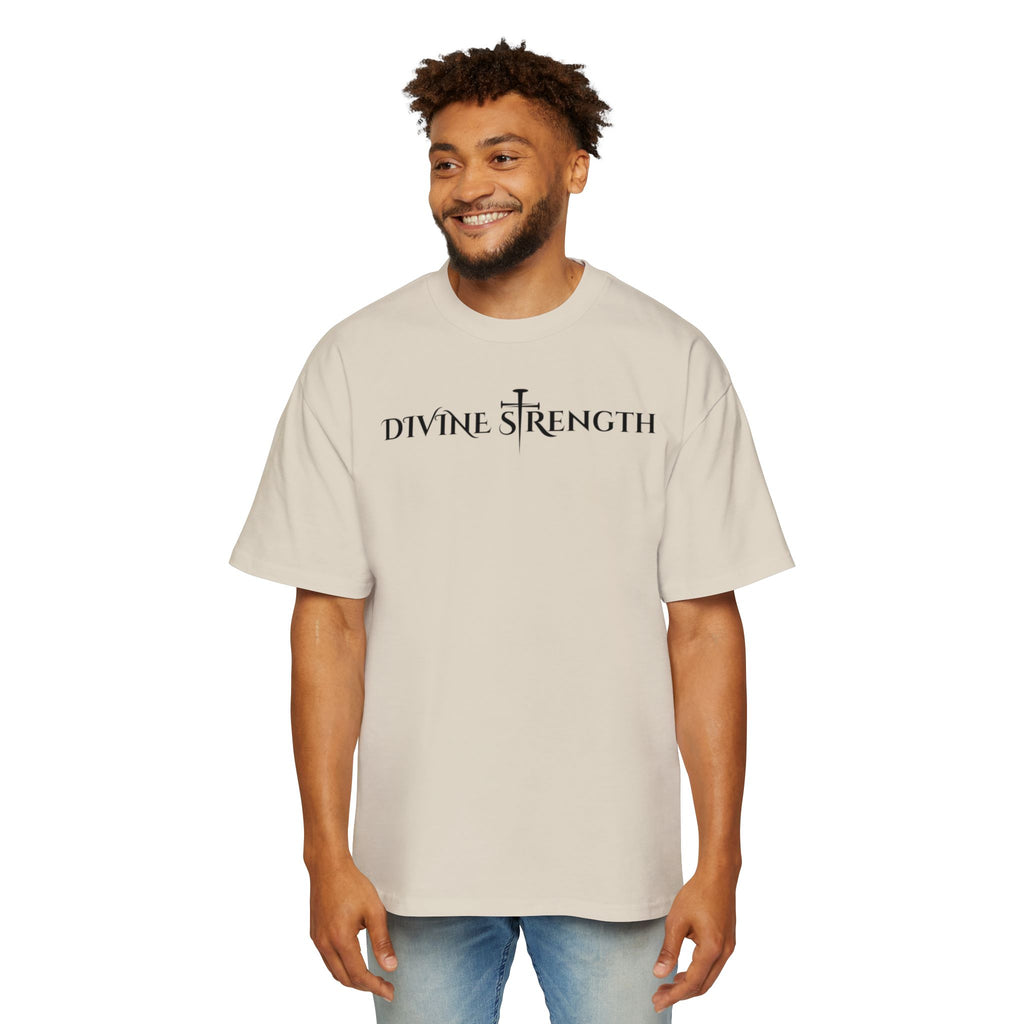 Heavy Oversized Tee - 'JESUS PAID'