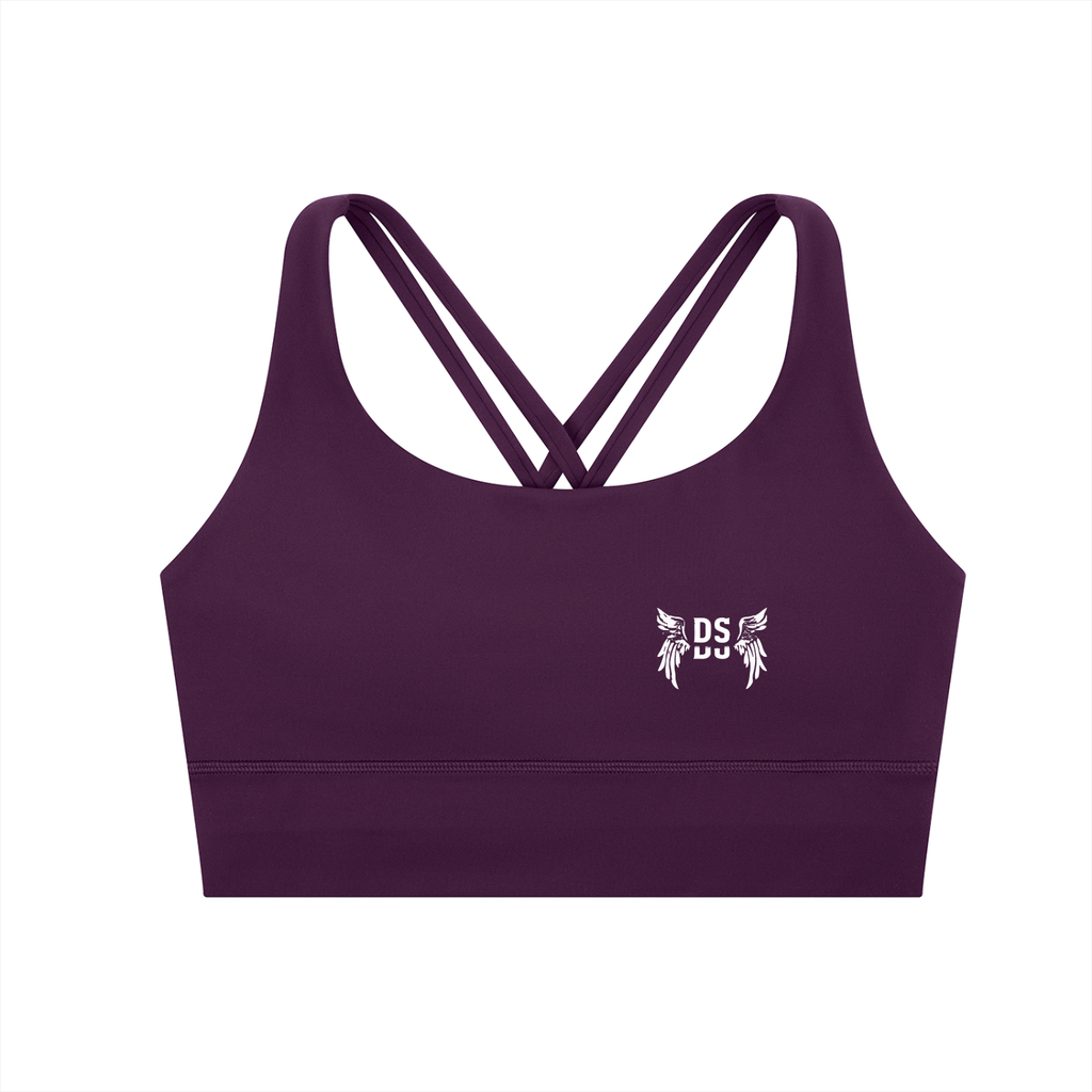 Emblem Strappy Criss-Cross Sports Bra