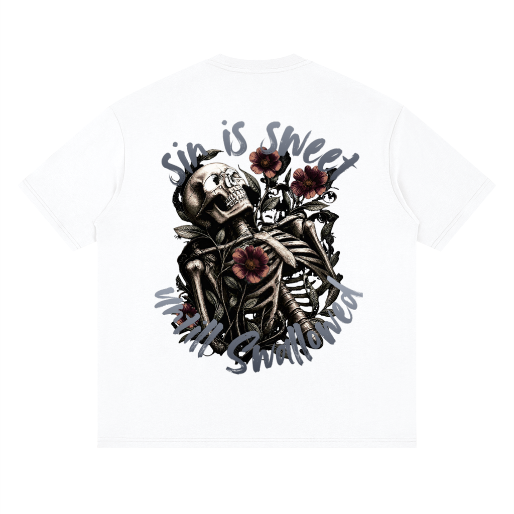 "sin is sweet" Drop Tee