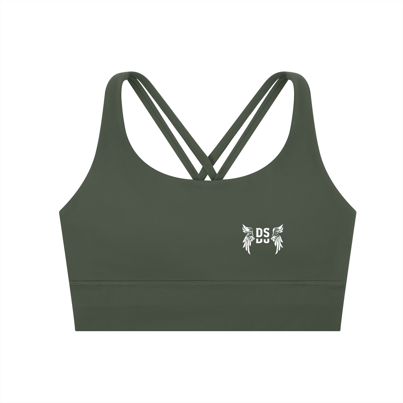 Emblem Strappy Criss-Cross Sports Bra
