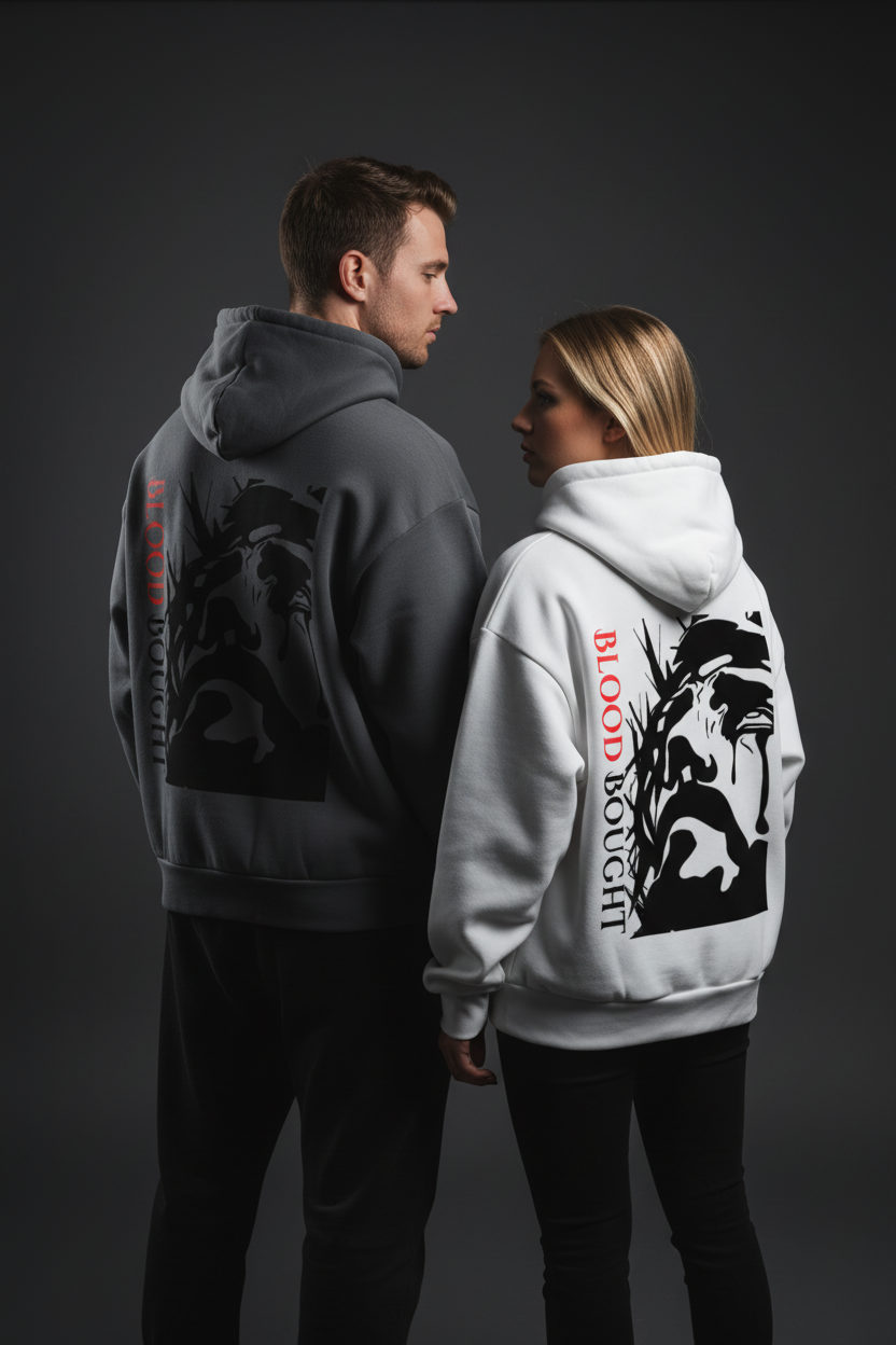 Blood Bought Hoodie – Back Graphic Reveal