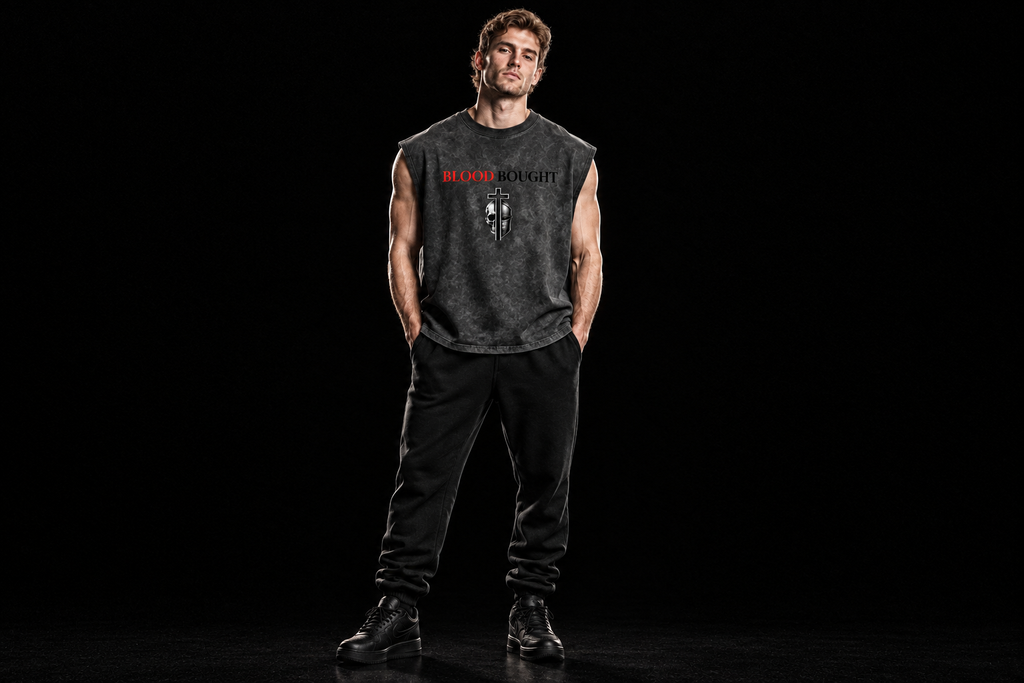 Blood Bought Tank — Front