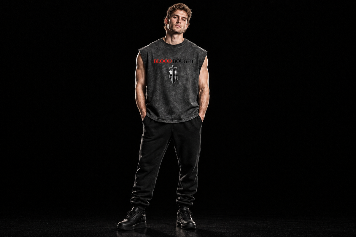 Blood Bought Tank — Front