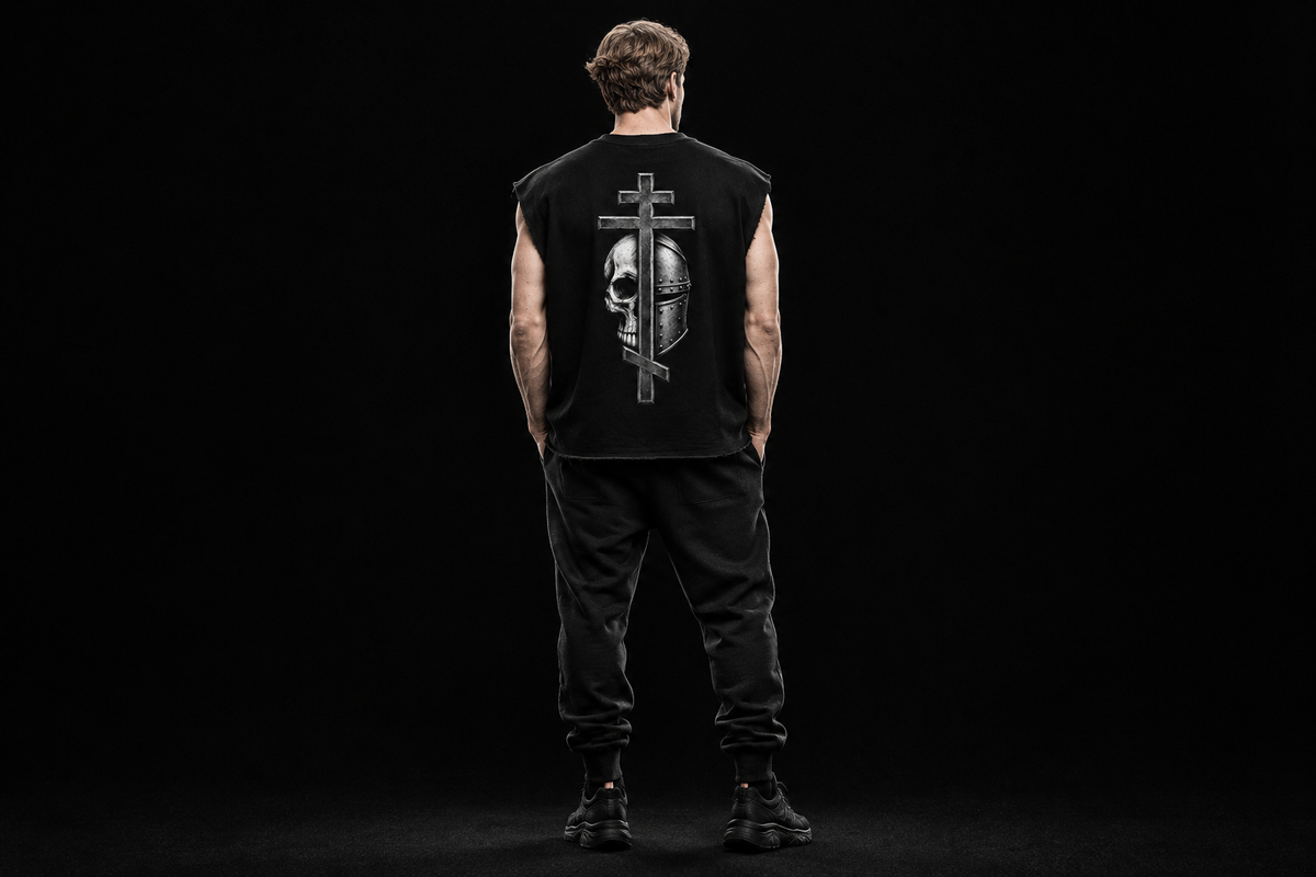 Byzantine Cross Tank — Back