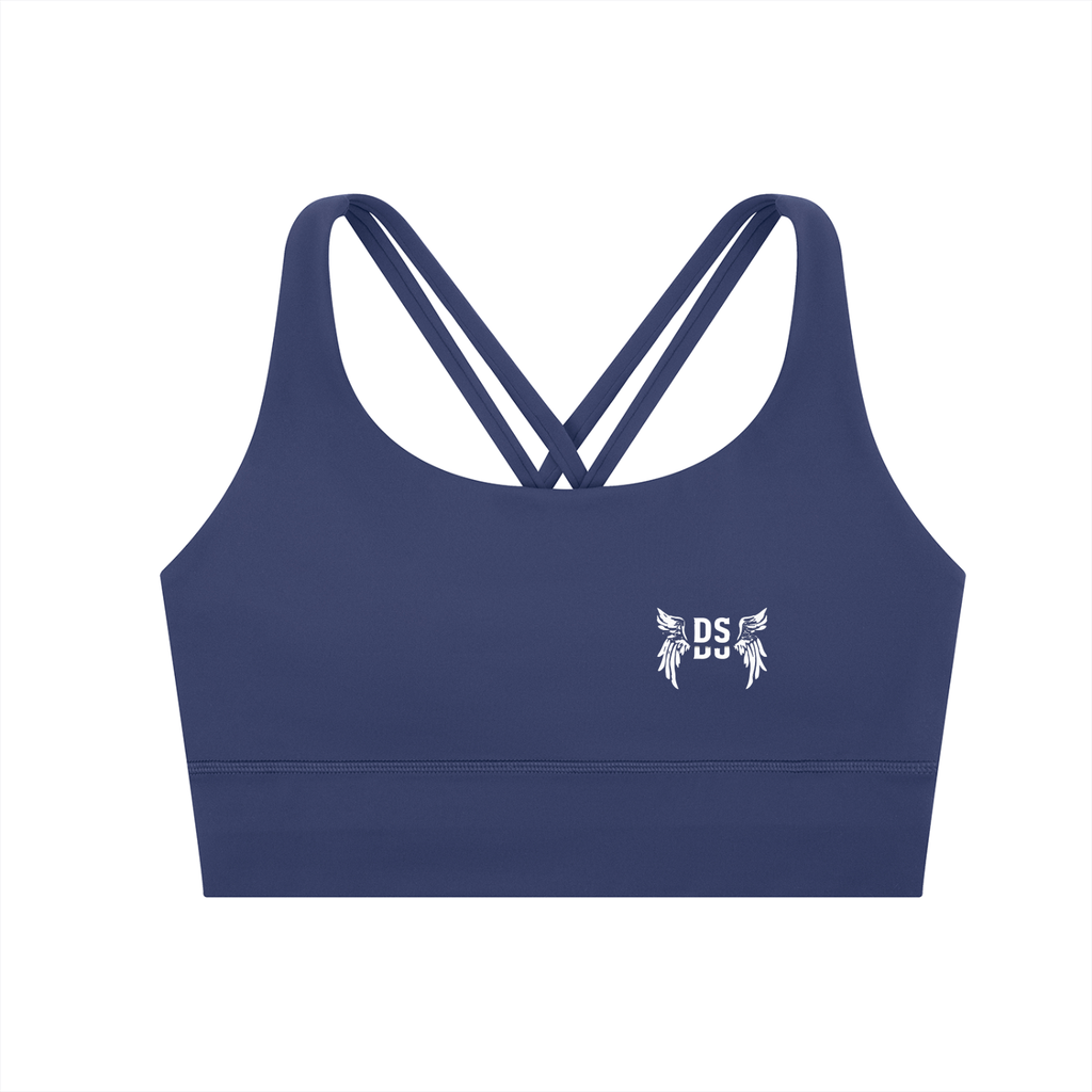 Emblem Strappy Criss-Cross Sports Bra