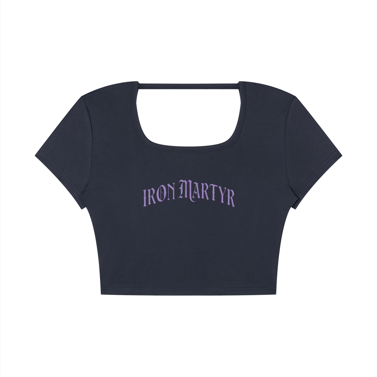 Women's Logo Square Neck Crop T-Shirt