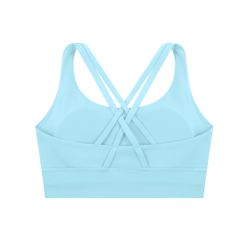 Emblem Strappy Criss-Cross Sports Bra