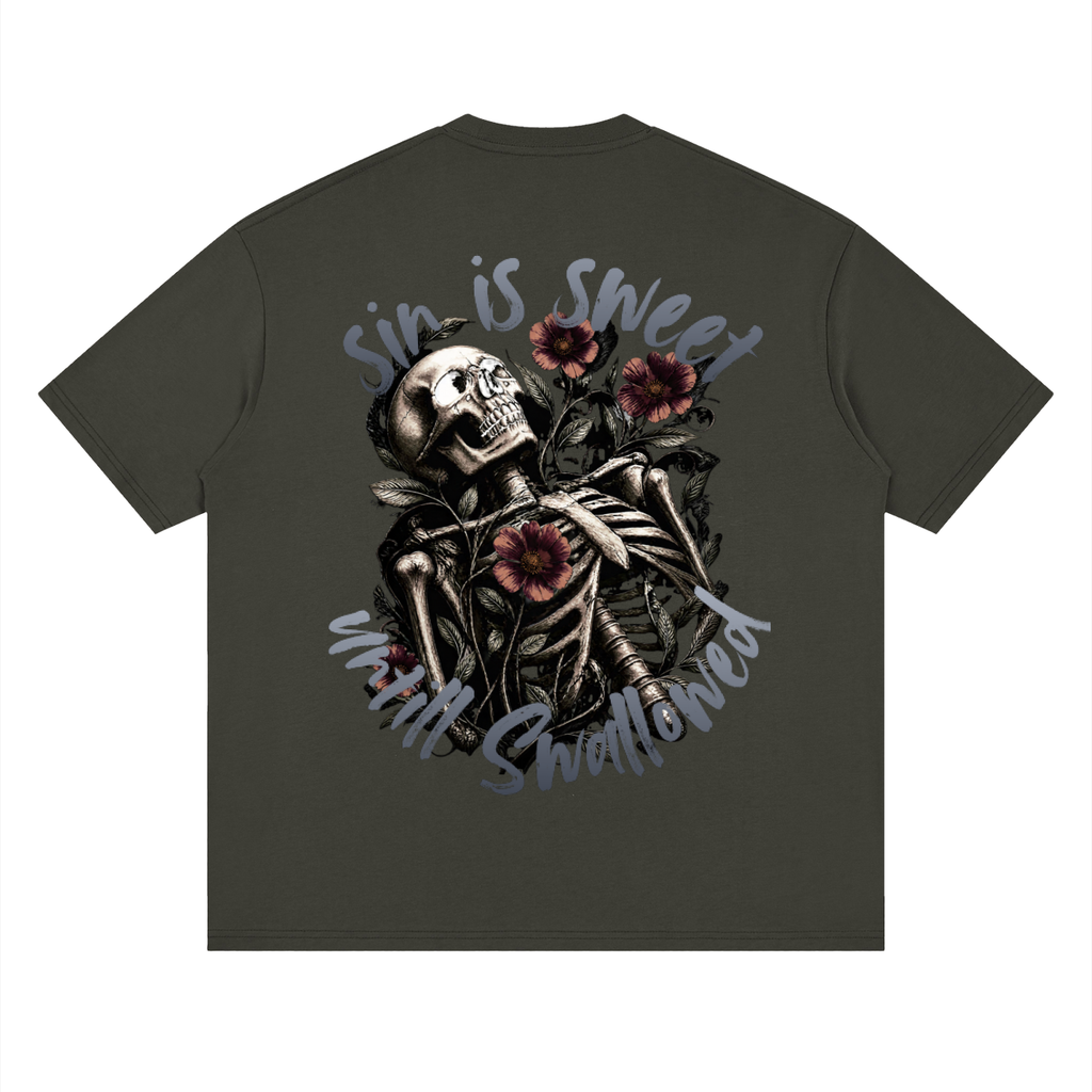 "sin is sweet" Drop Tee