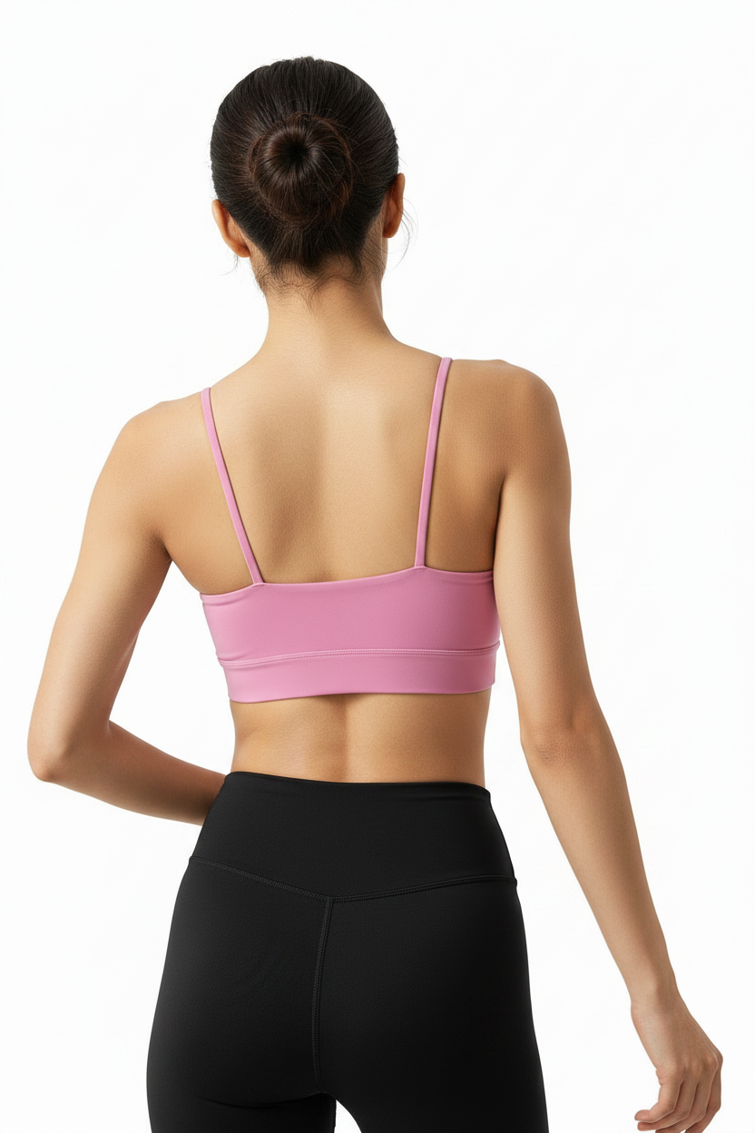 Chrome Logo Sports Bra - Back Casual