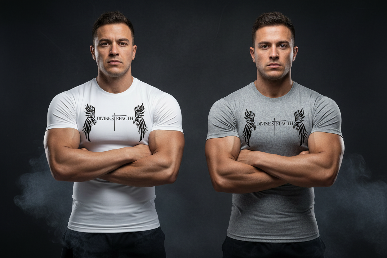 Compression Shirt — Black Logo, Badass