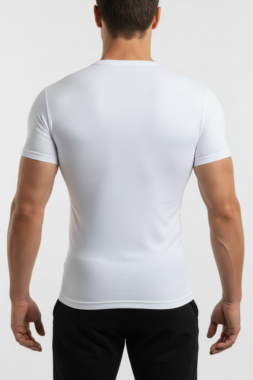 Compression Shirt Blank Back View