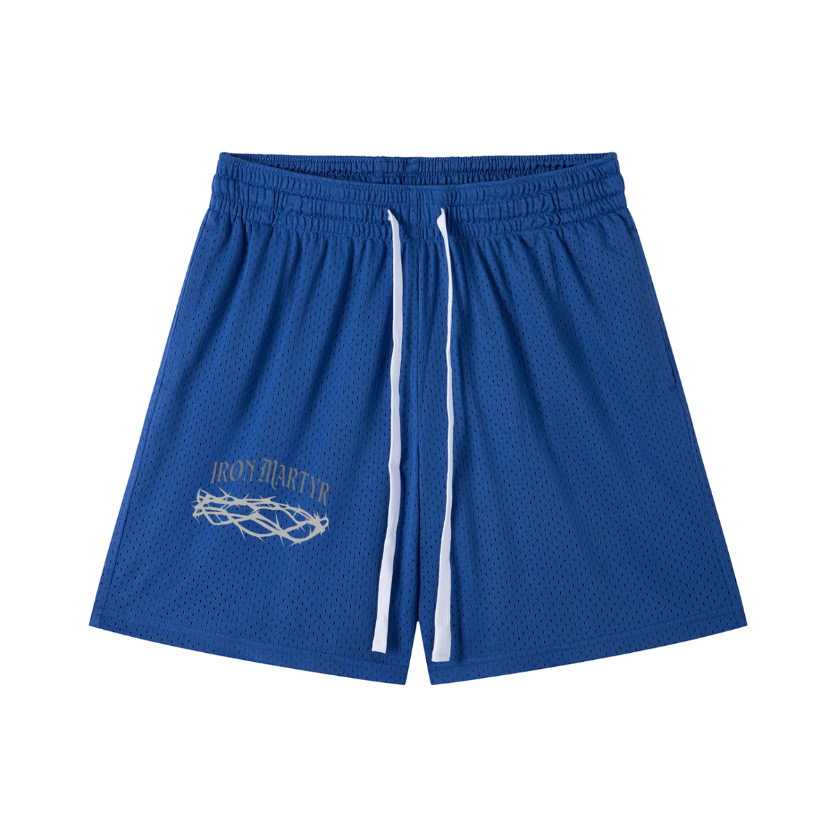Crown of Thorns Mesh Drawstring Shorts