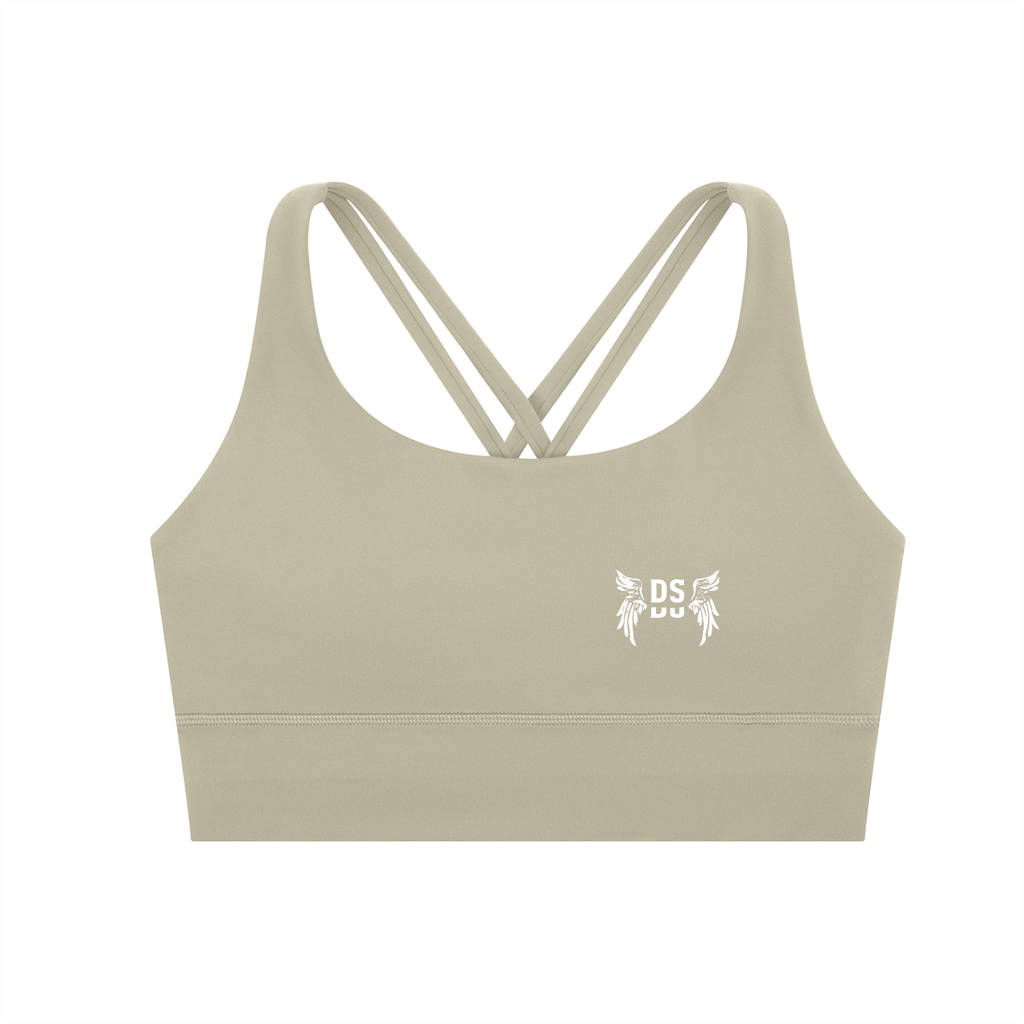 Emblem Strappy Criss-Cross Sports Bra