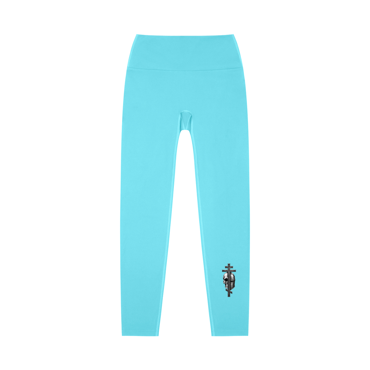 High-Waisted Byzantine cross logo Yoga Leggings