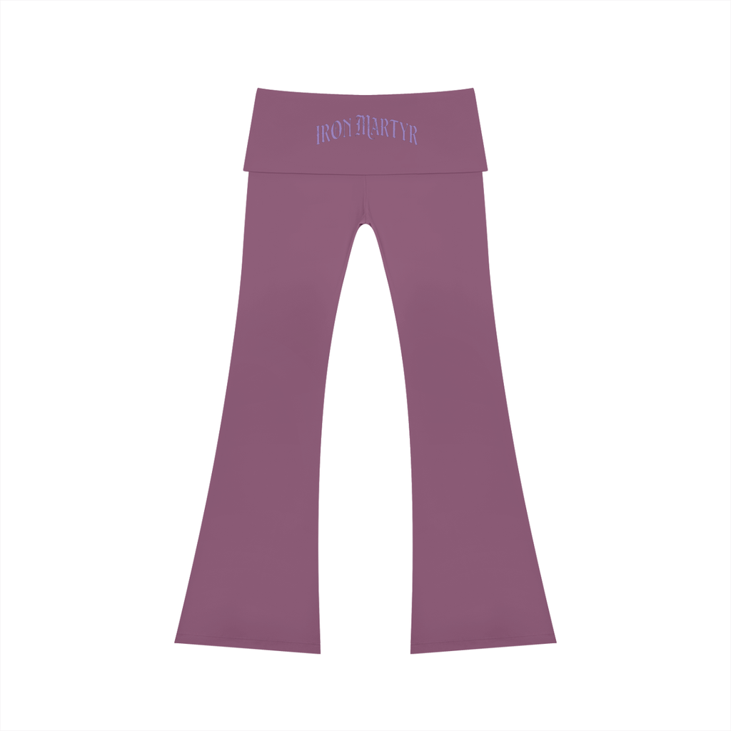 Women's High Rise Byzantine Cross Flared Yoga Pants