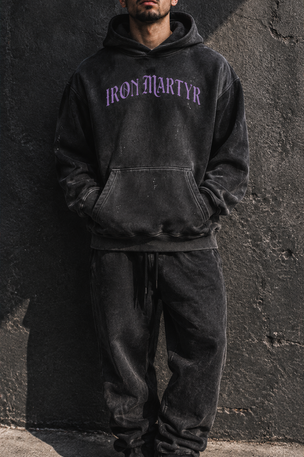 Death To Self — Black Front Minimal Splatter