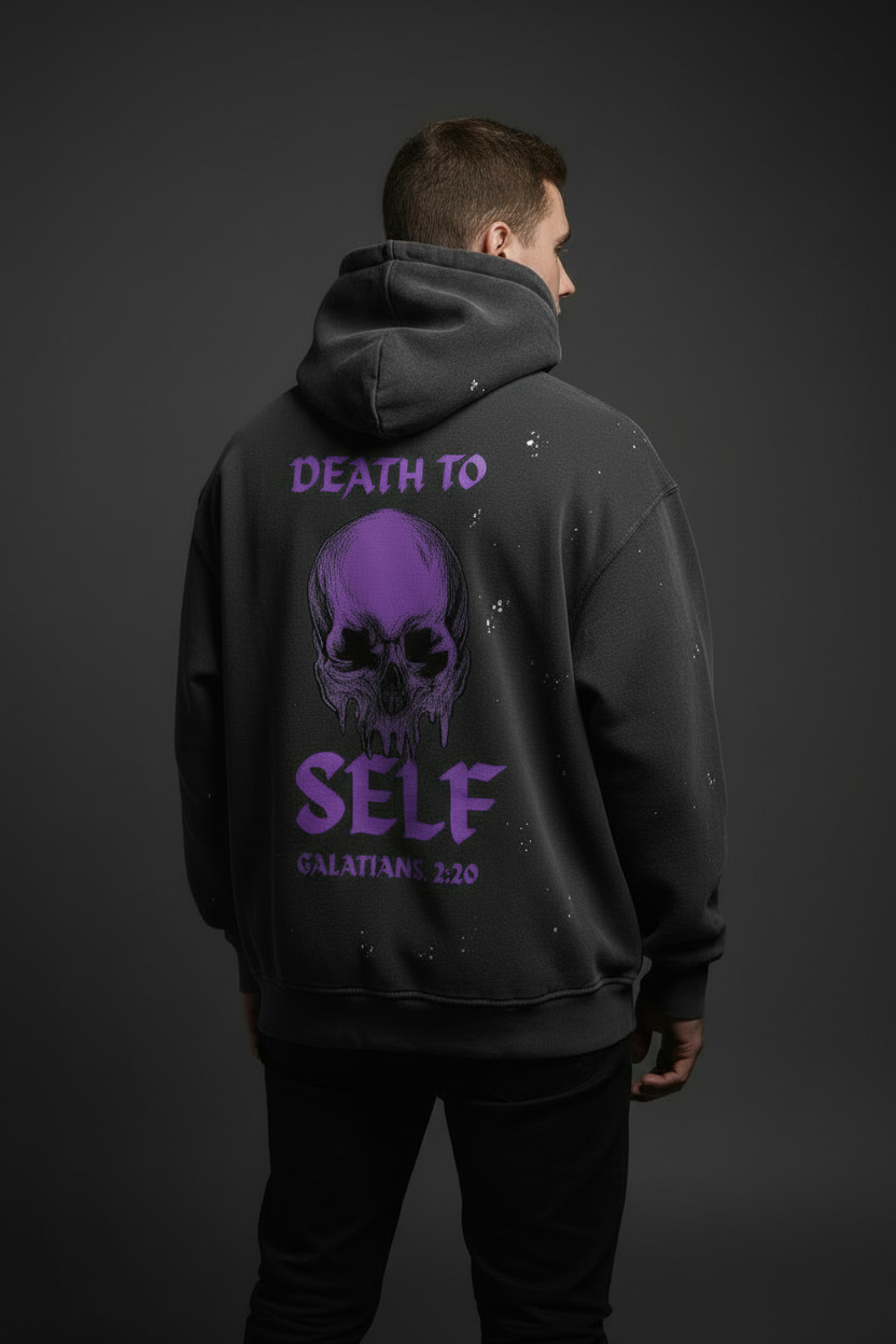 DEATH TO SELF - Full Back Solo Shot