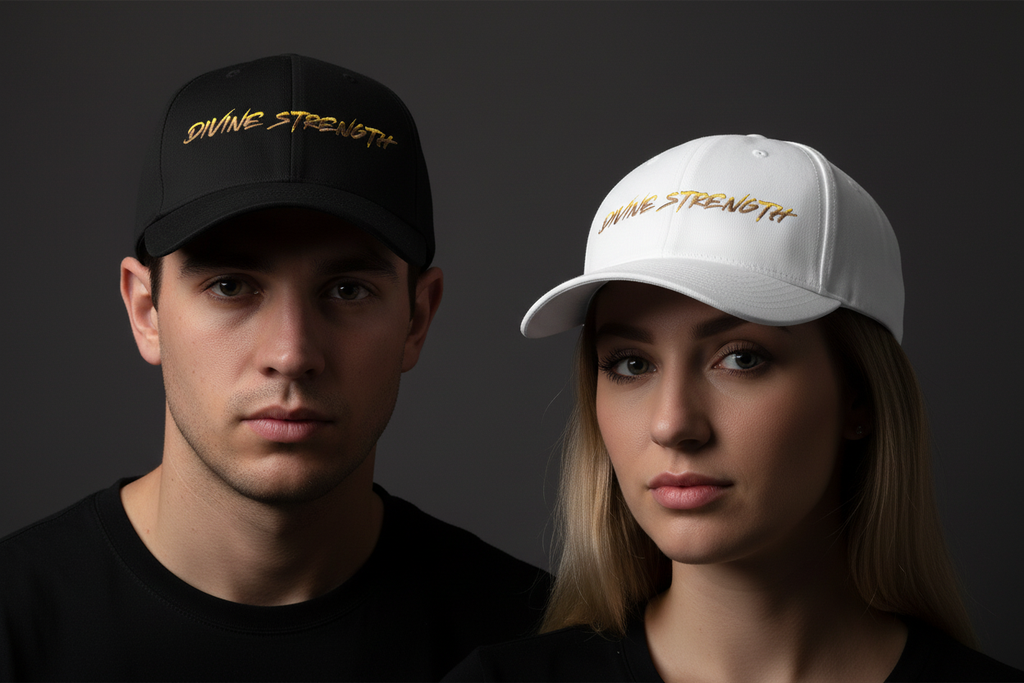 Divine Strength Cap — Black & White