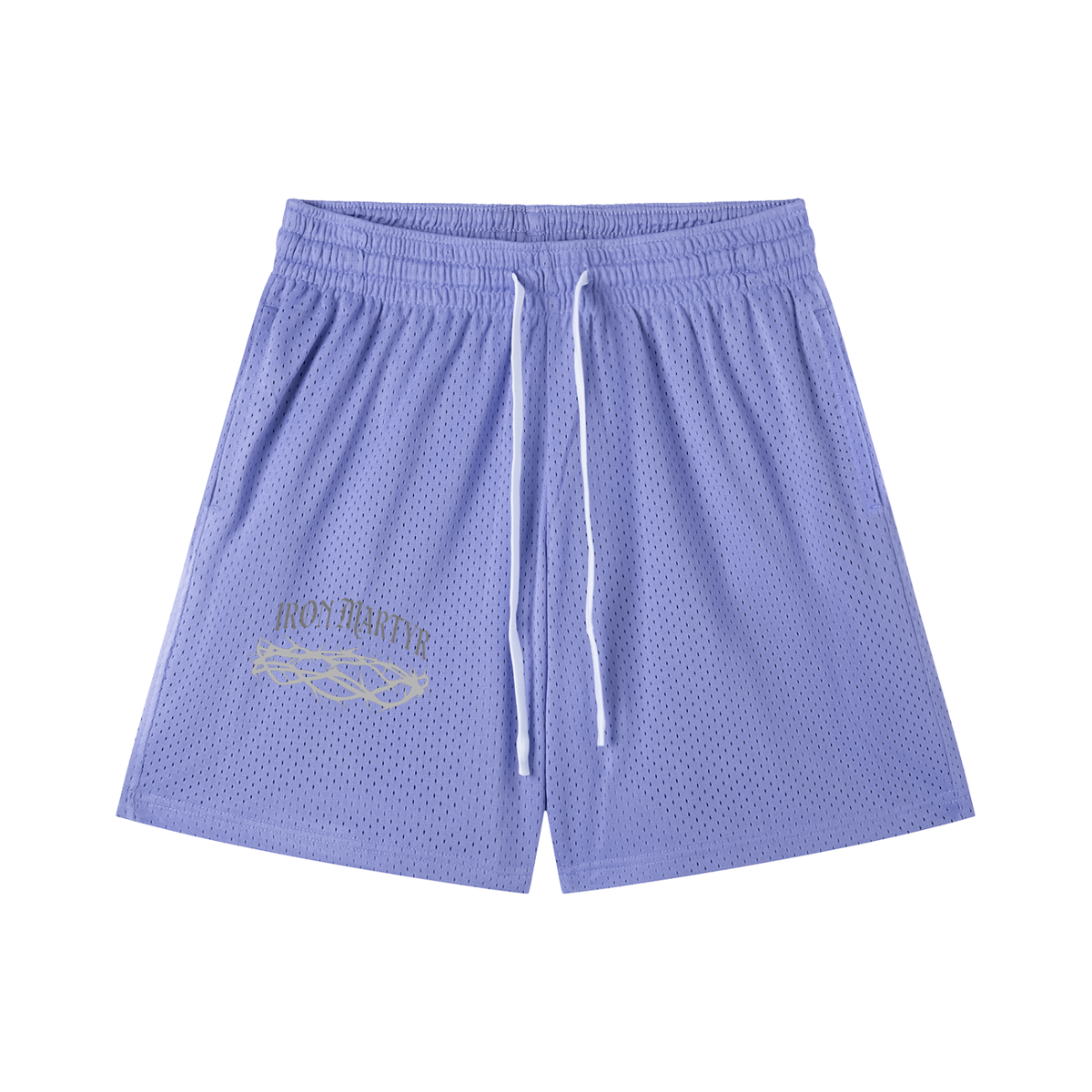 Crown of Thorns Mesh Drawstring Shorts