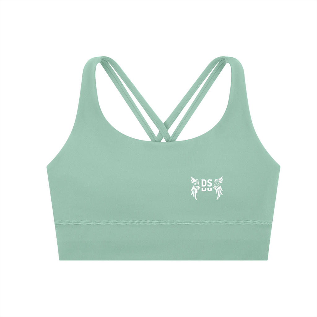 Emblem Strappy Criss-Cross Sports Bra