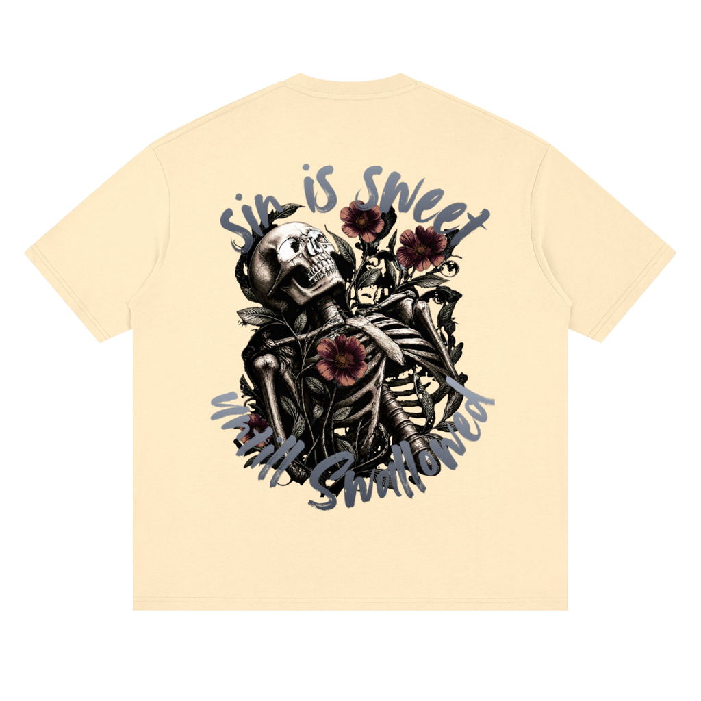 "sin is sweet" Drop Tee