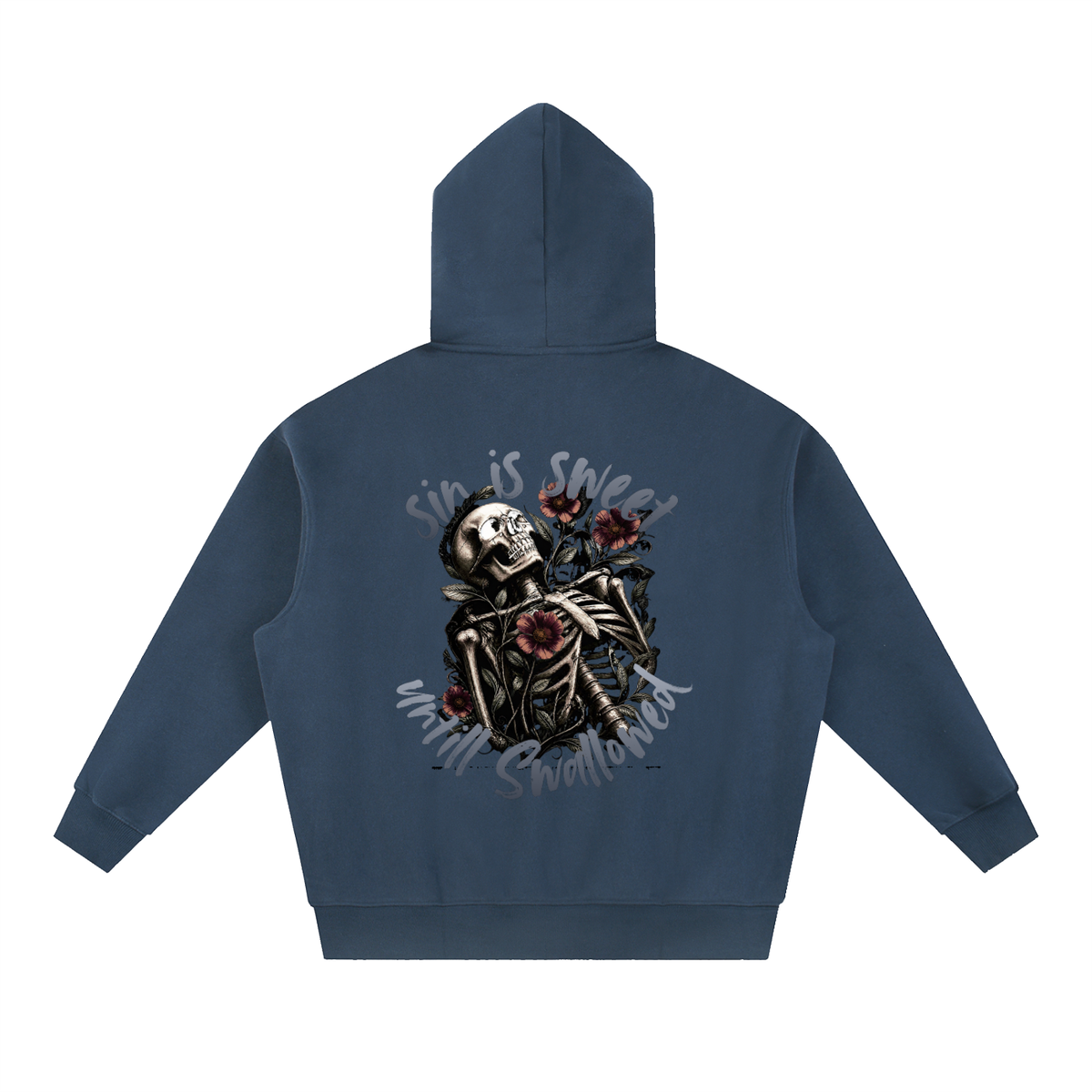 Sin Is Sweet Oversized Boxy Fit Fleece Hoodie