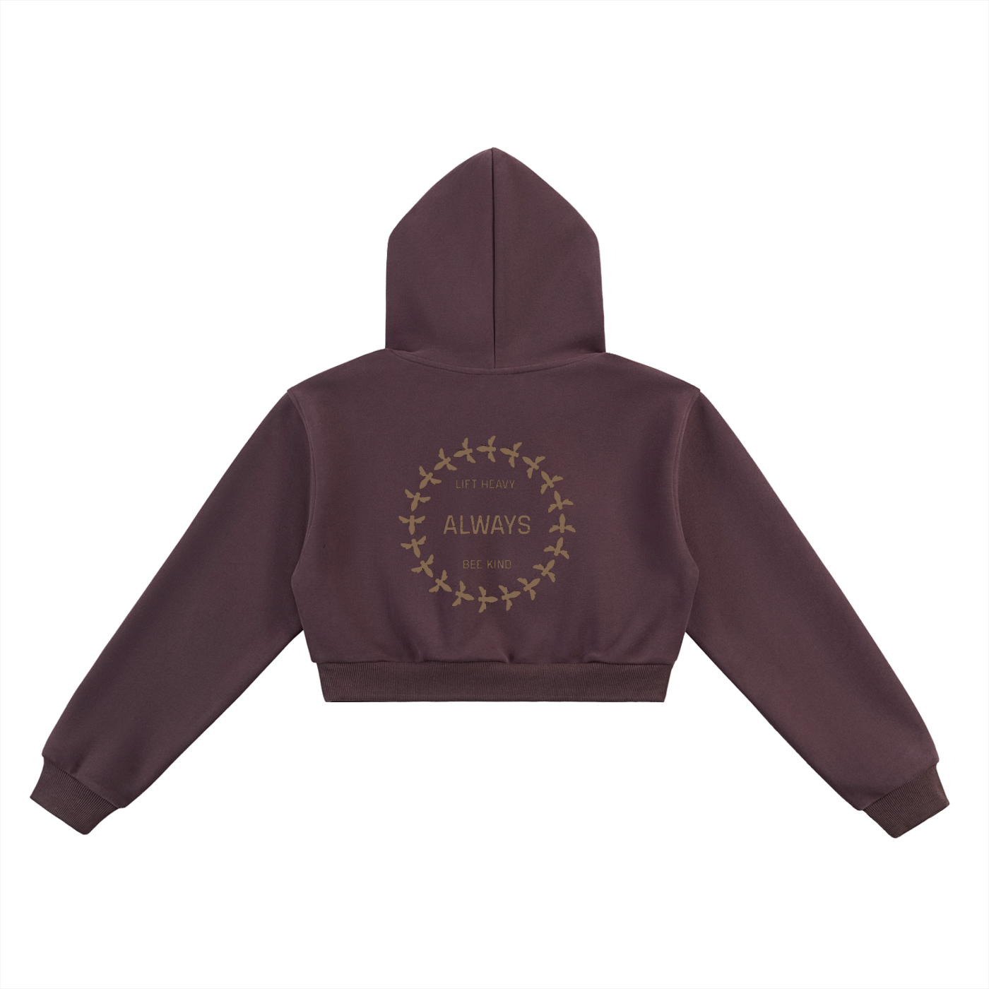 Women's Bee Kind Cropped Hoodie