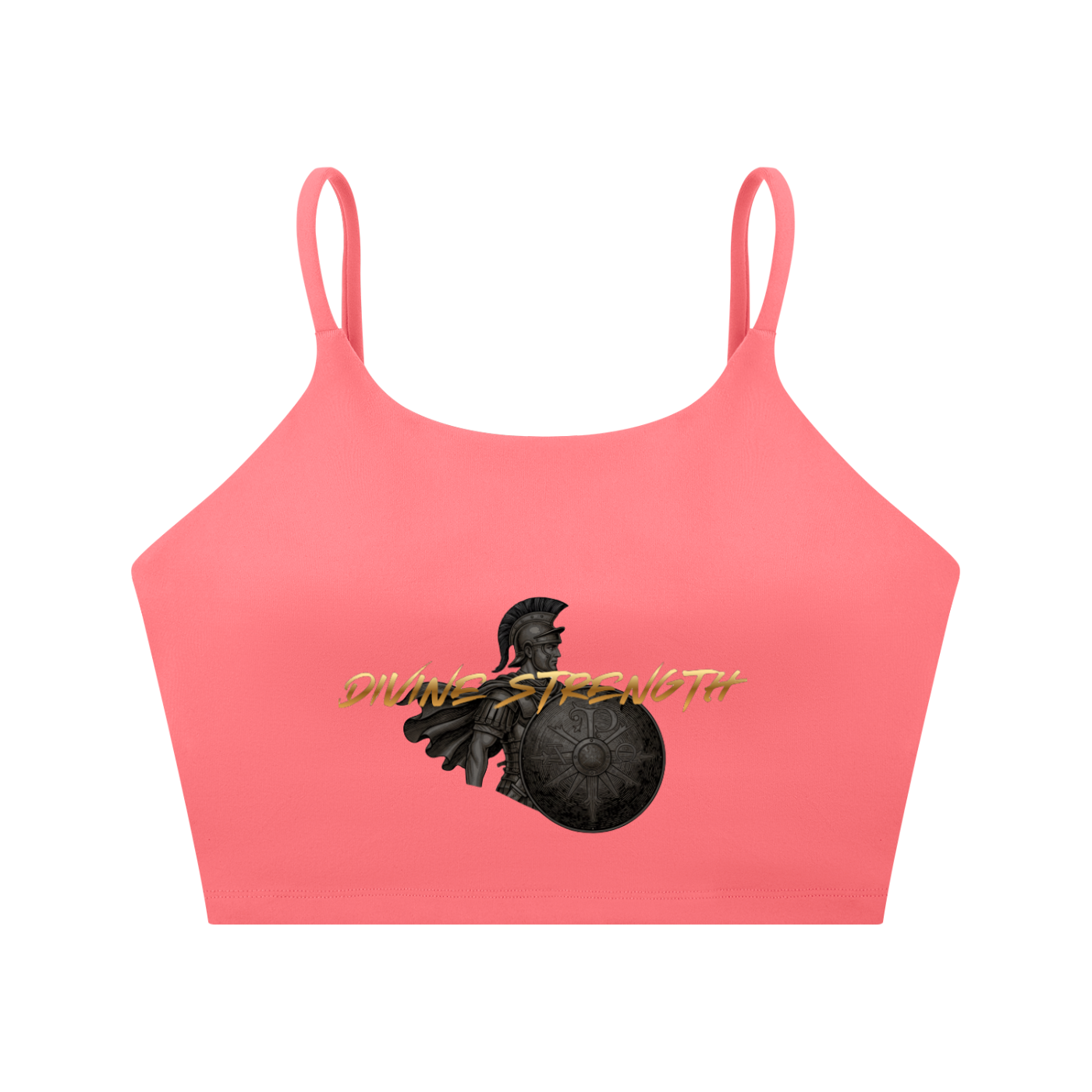 Battle Ready Spaghetti Strap Yoga Sports Bra
