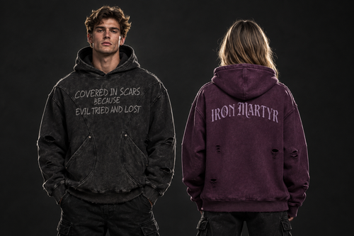 EVIL LOST — Black Front Plum Back