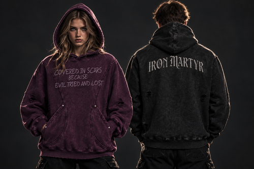 EVIL LOST — Plum Front Black Back