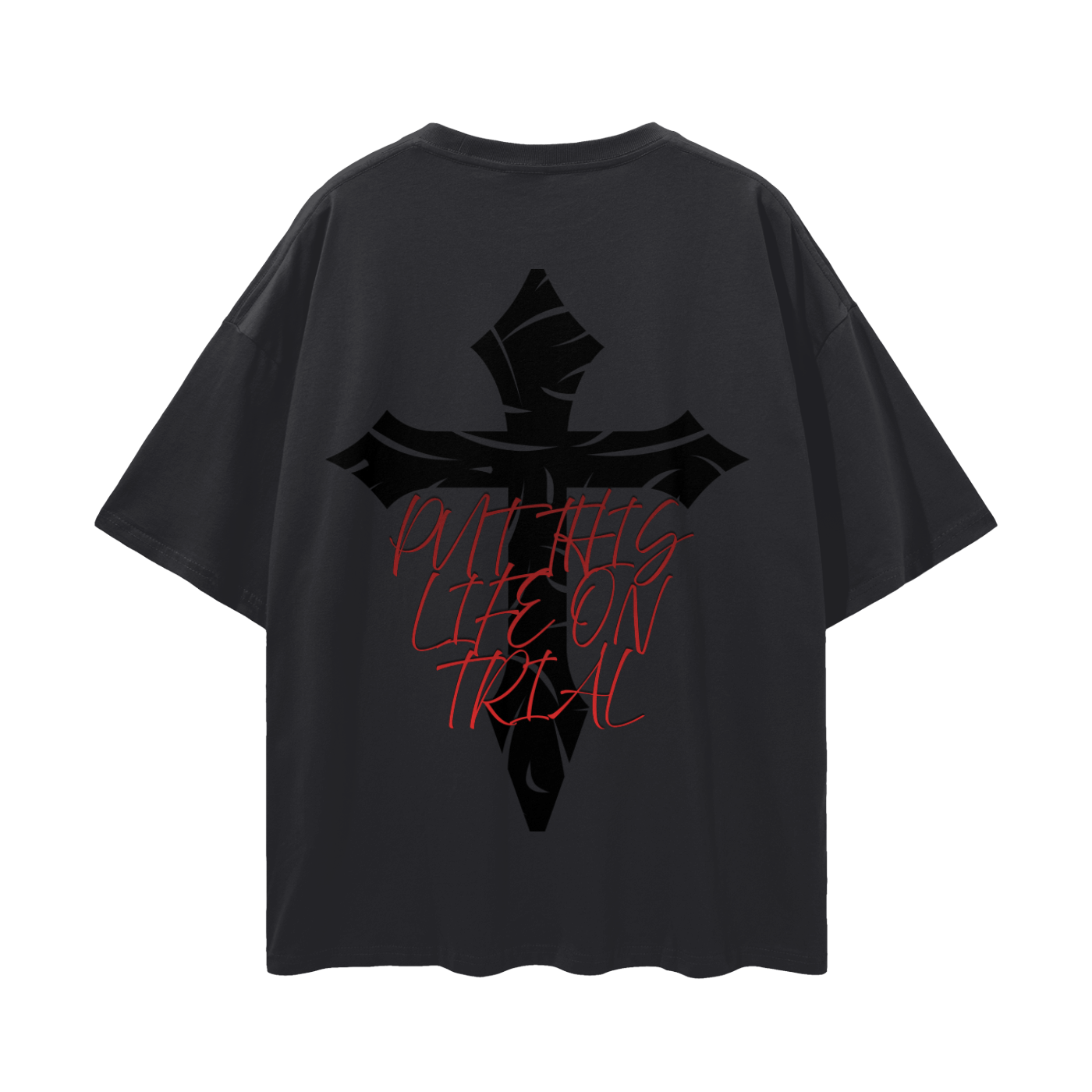 Life on trial Cross Drop Tee