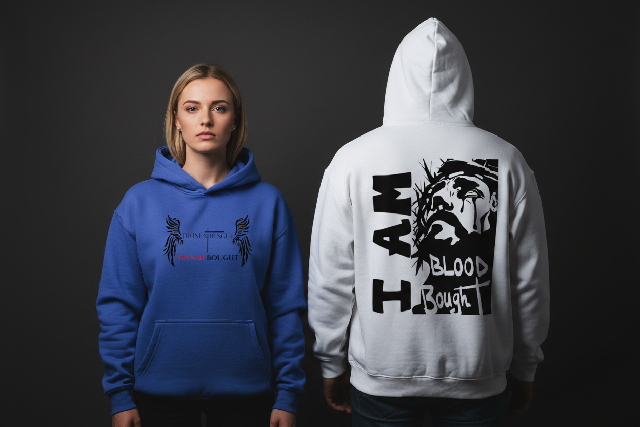 I AM BLOOD BOUGHT — Back Design Duo