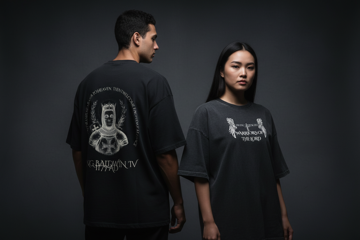 KING BALDWIN IV Drop Tee - Matched Lifestyle Shot