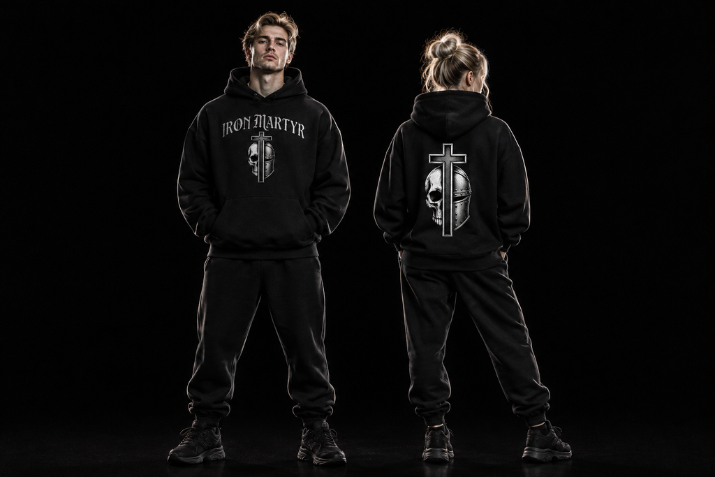 Logo Heavyweight Hoodie — Black