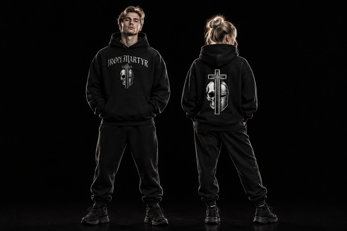 Logo Heavyweight Hoodie — Black