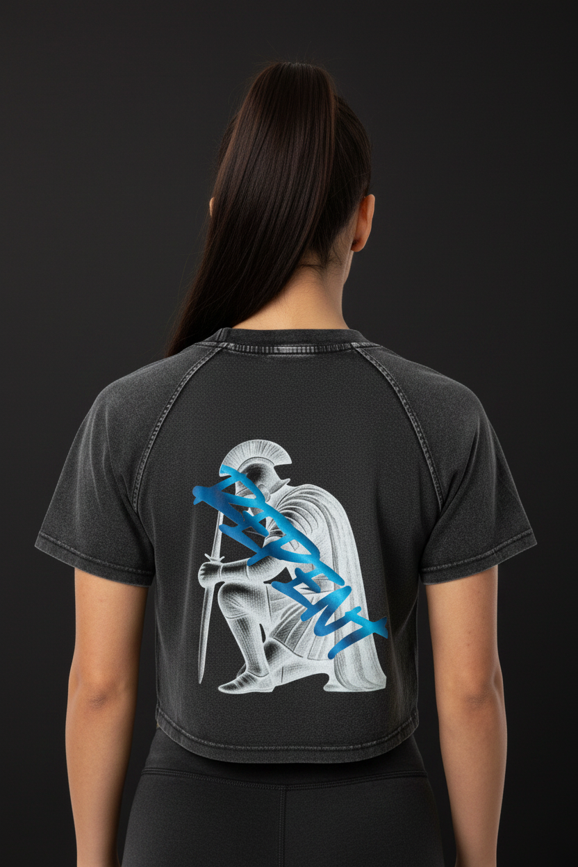 Repent Crop Tee - Back