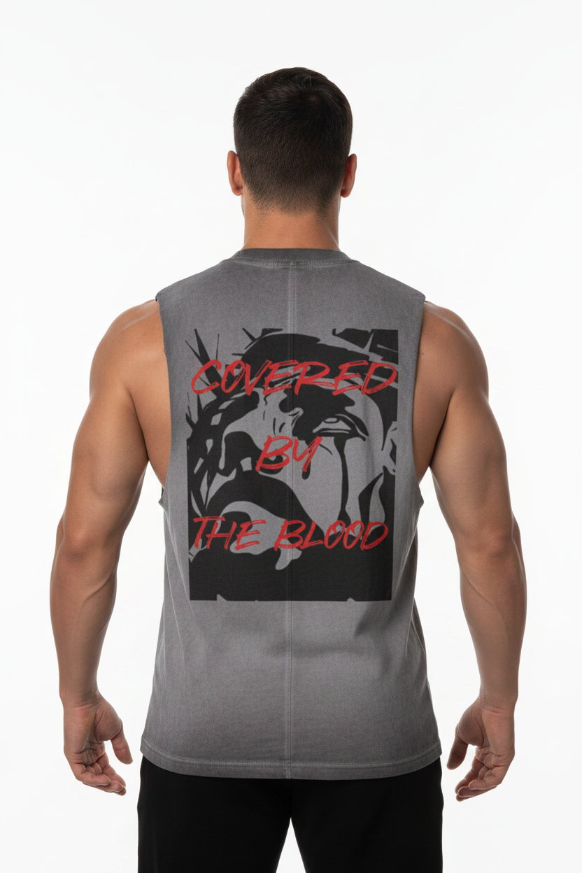 Reverse Washed Tank Top - Back