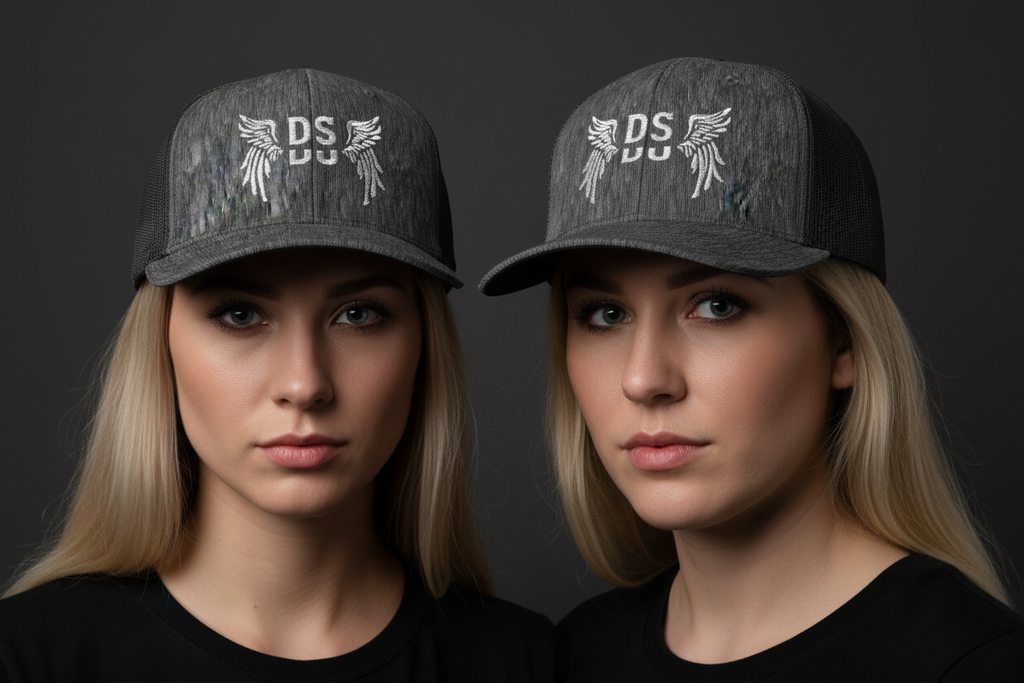 Snapback Trucker Cap — Facing Camera