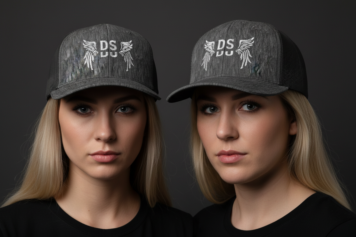Snapback Trucker Cap — Facing Camera